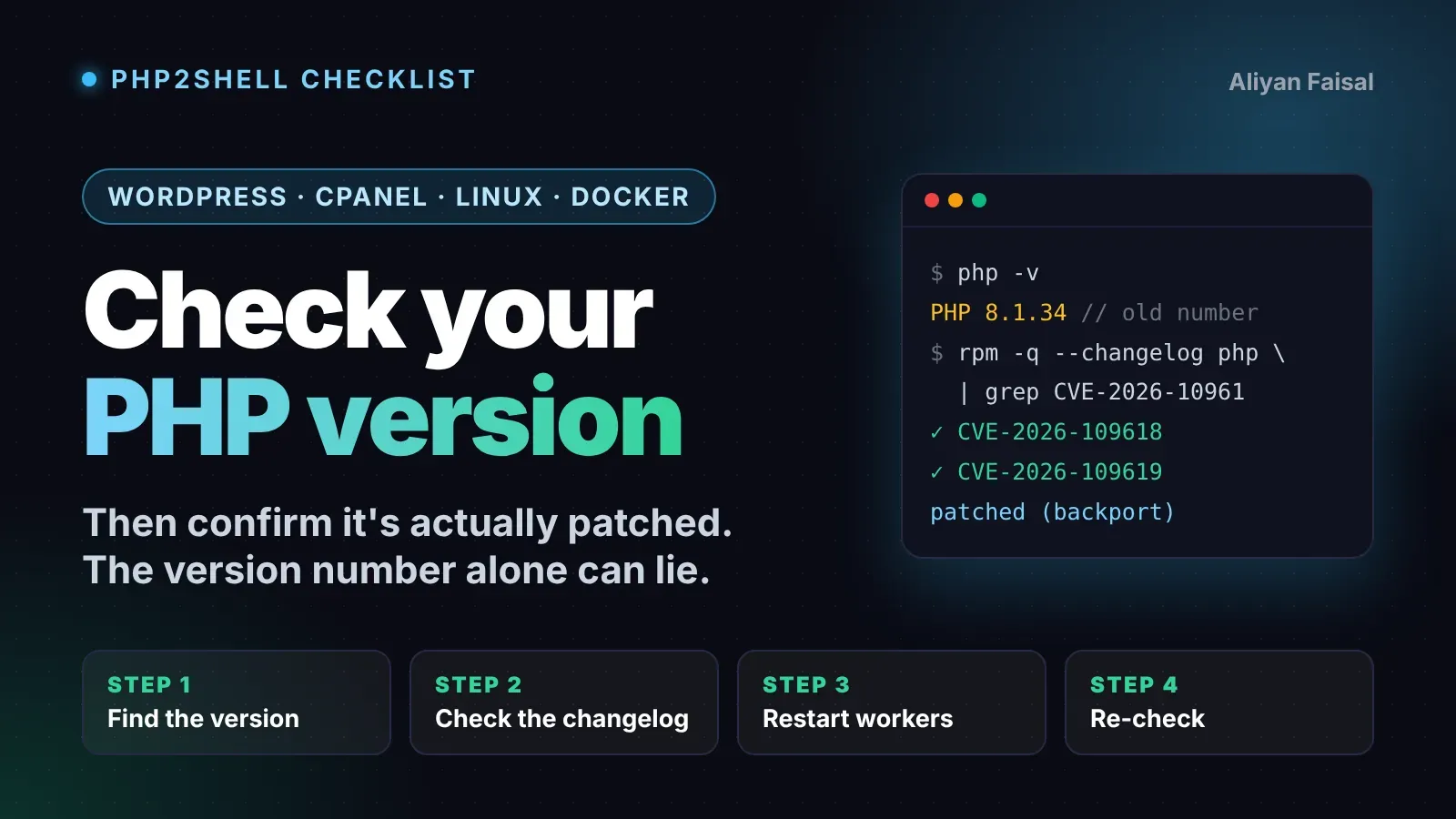How to Check Your PHP Version After PHP2Shell